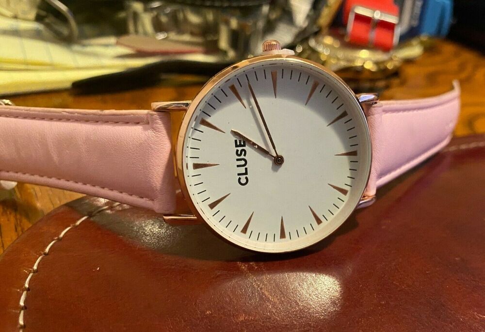 Women's 40mm Cluse Watch, Rose Gold Tone with Pink Band
